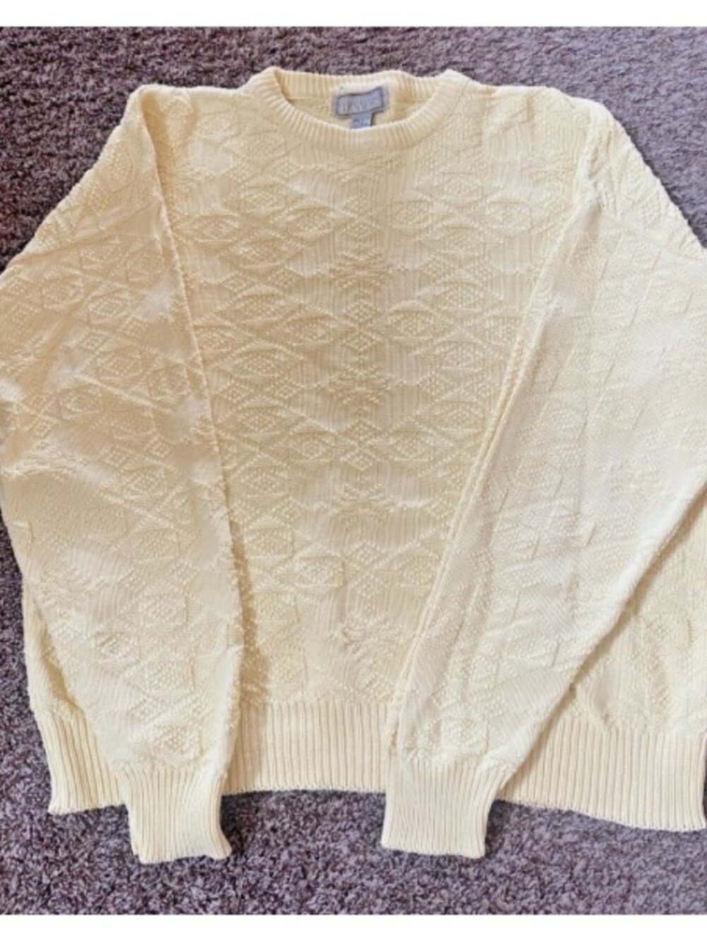 CHRISTOPHER HAYES Men's 100% Cotton Pullover Sweater XL - Excellent